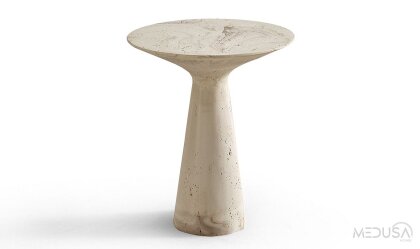 Medusa Home Mobilya - Torvi Traverten Yan Sehpa Seti