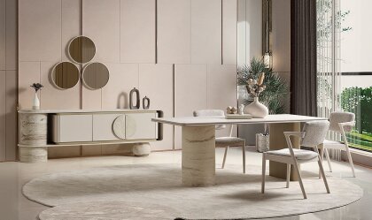 Medusa Home - Torvi Traverten Yemek Odası Medusa Home - Torvi Traverten Yemek Odası