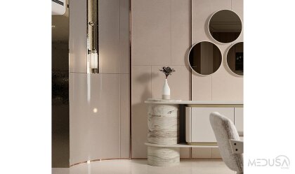 Medusa Home Mobilya - Torvi Traverten Yemek Odası