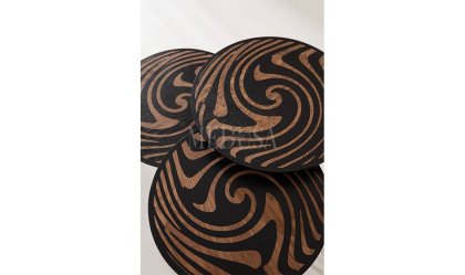 Medusa Home Mobilya - Touch Black Zigon Sehpa