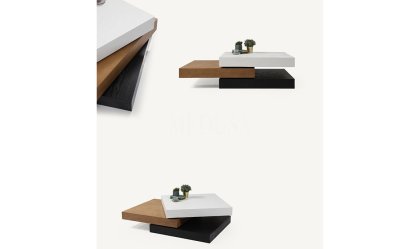 Medusa Home Mobilya - Triple Kare Orta Sehpa