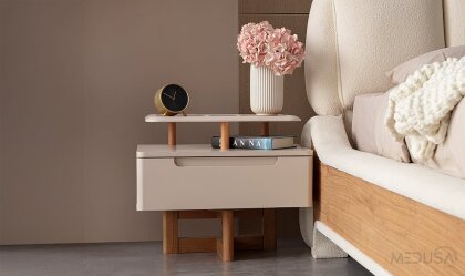 Medusa Home Mobilya - Tuana Şarj İstasyonlu Komodin