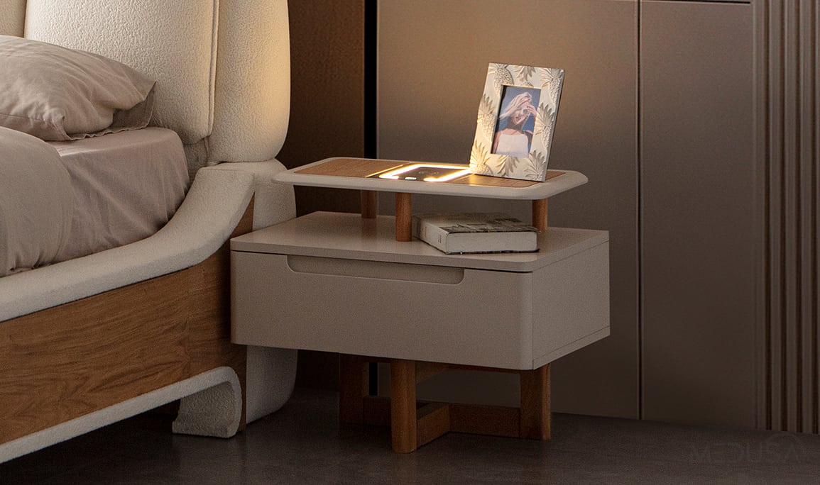 Medusa Home Mobilya - Tuana Şarj İstasyonlu Komodin