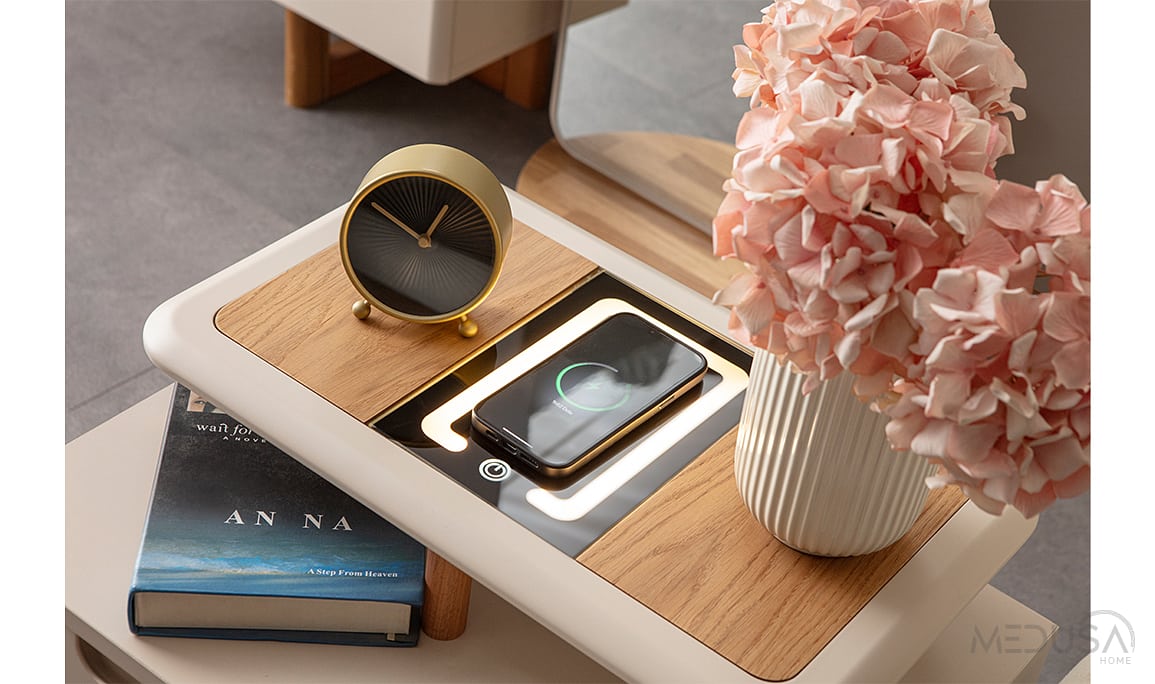 Medusa Home Mobilya - Tuana Şarj İstasyonlu Komodin