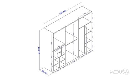 Medusa Home Mobilya - Tunç Gardırop
