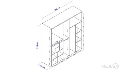 Medusa Home Mobilya - Tunç Gardırop