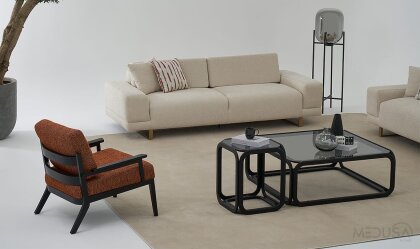 Medusa Home Mobilya - Turin Üçlü Koltuk