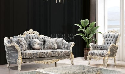Medusa Home Mobilya - Turkuaz Avangarde Koltuk Takımı