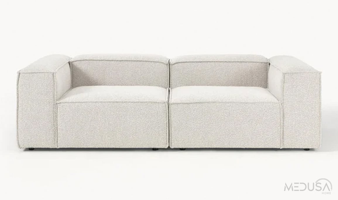 Medusa Home Mobilya - Urban Krem Üçlü Koltuk