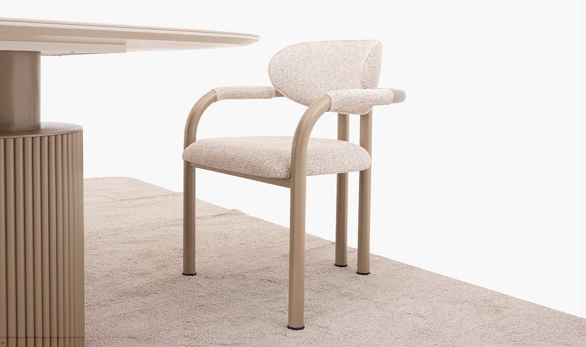 Medusa Home Mobilya - Vague Lüks Metal Sandalye