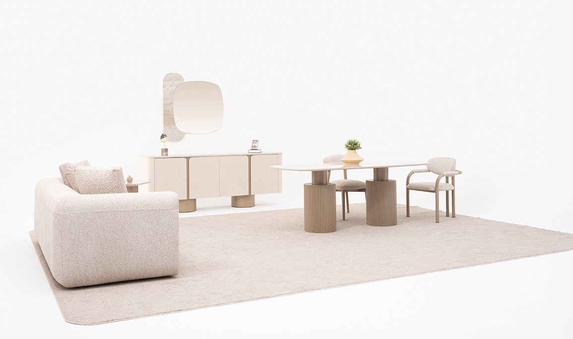 Medusa Home Mobilya - Vague Seramik Yemek Odası