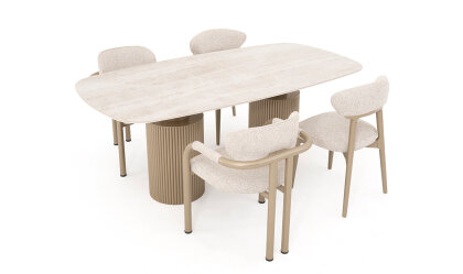 Medusa Home Mobilya - Vague Seramik Yemek Odası