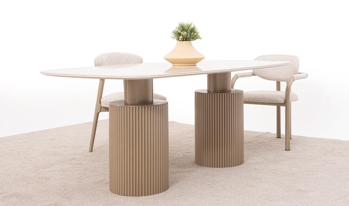 Medusa Home Mobilya - Vague Seramik Yemek Odası