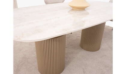 Medusa Home Mobilya - Vague Seramik Yemek Odası