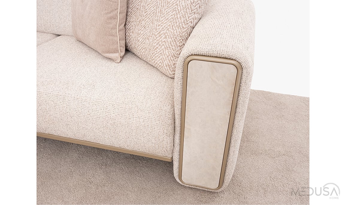 Medusa Home Mobilya - Vague Üçlü Koltuk