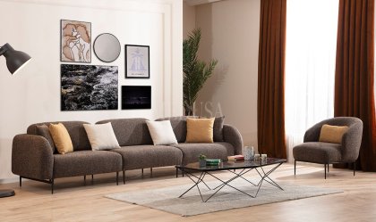 Medusa Home Mobilya - Valencia Dörtlü Koltuk