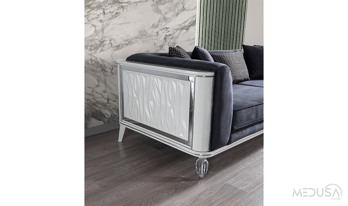 Medusa Home Mobilya - Valencia Luxury Üçlü Koltuk
