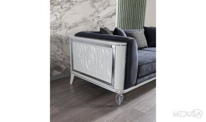 Medusa Home Mobilya - Valencia Luxury Üçlü Koltuk