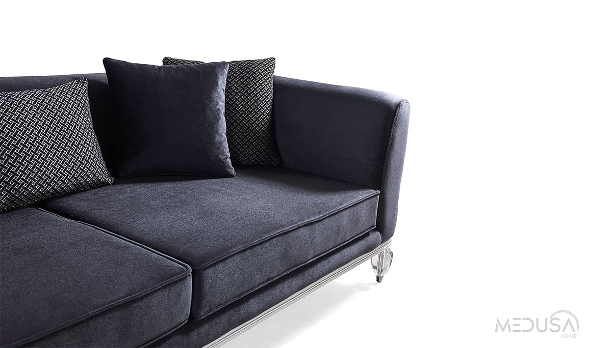 Medusa Home Mobilya - Valencia Luxury Üçlü Koltuk