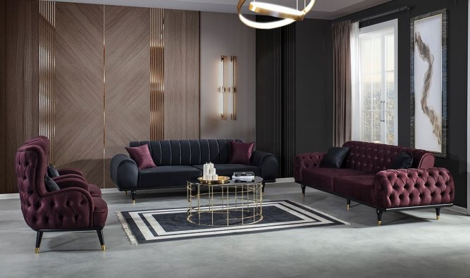 Medusa Home Mobilya - Valeria Exclusive Koltuk Takımı - Yataklı Koltuk Takımları