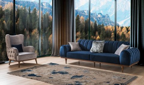 Medusa Home Mobilya - Valeria Koltuk Takımı Ceviz