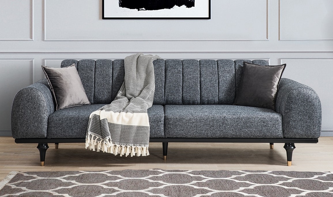 Medusa Home Mobilya - Valeria Koltuk Takımı Siyah