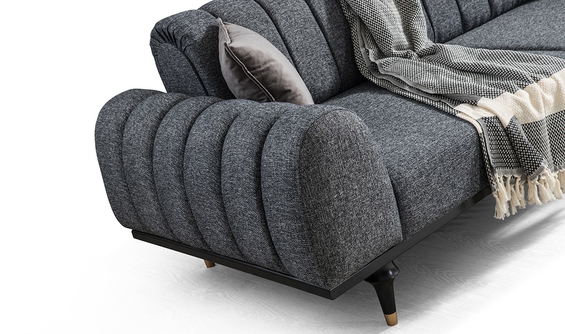 Medusa Home Mobilya - Valeria Koltuk Takımı Siyah