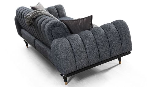 Medusa Home Mobilya - Valeria Koltuk Takımı Siyah