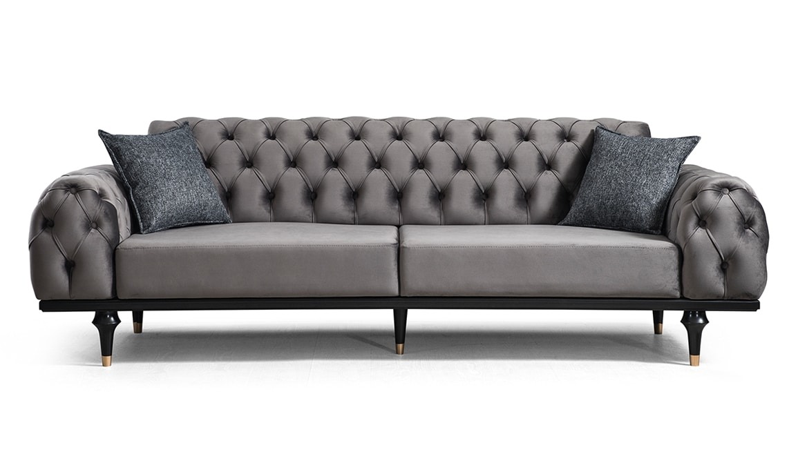 Medusa Home Mobilya - Valeria Koltuk Takımı Siyah