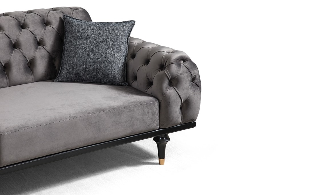 Medusa Home Mobilya - Valeria Koltuk Takımı Siyah