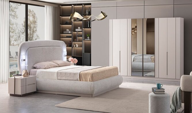 Medusa Home Mobilya - Vega Yatak Odası - Modern Yatak Odası