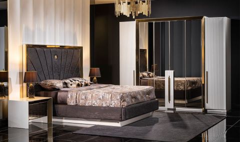 Medusa Home Mobilya - Vegas Yatak Odası - Beyaz Yatak Odası Medusa Home Mobilya - Vegas Yatak Odası - Beyaz Yatak Odası