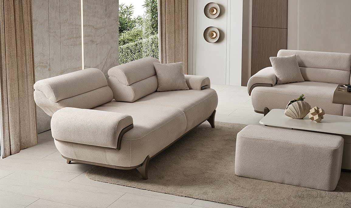 Medusa Home Mobilya - Veka Üçlü Koltuk