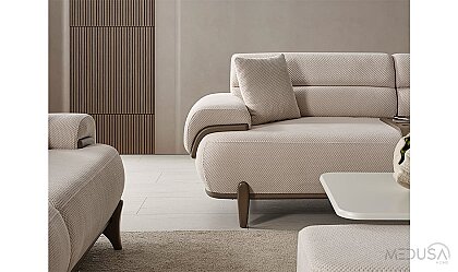 Medusa Home Mobilya - Veka Üçlü Koltuk