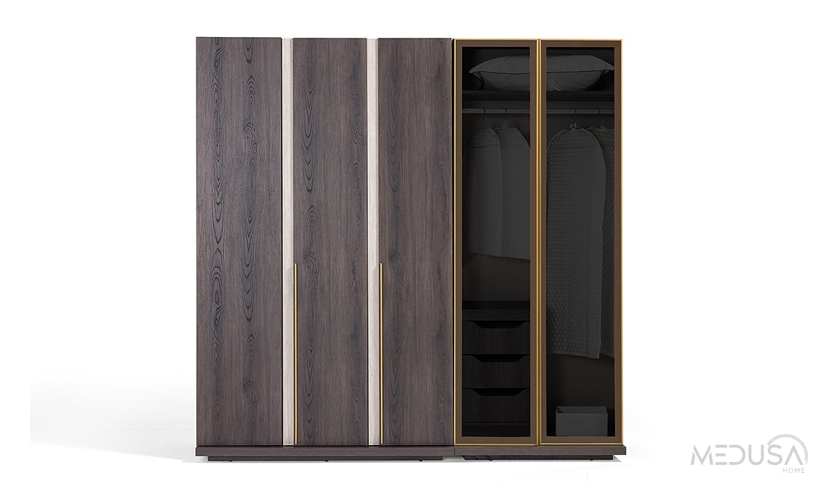 Medusa Home Mobilya - Vela 5 Kapaklı Gardırop