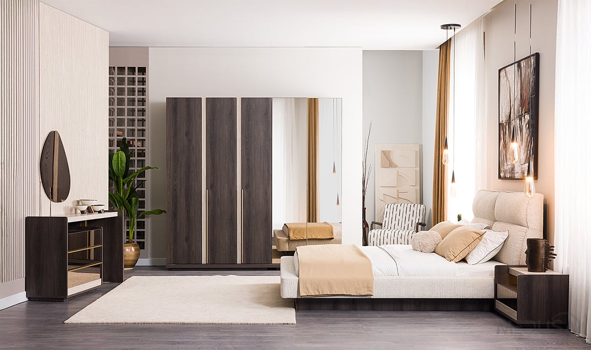 Medusa Home Mobilya - Vela 5 Kapaklı Yatak Odası