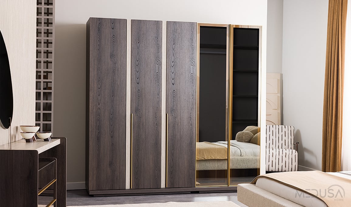 Medusa Home Mobilya - Vela 5 Kapaklı Yatak Odası