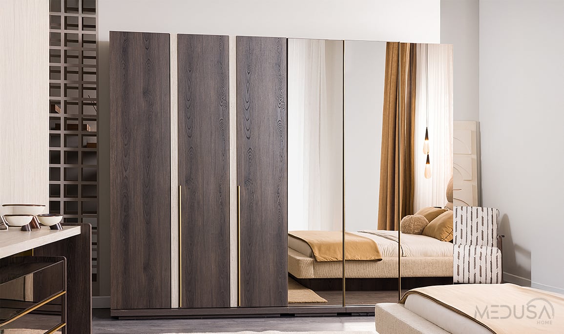 Medusa Home Mobilya - Vela 6 Kapaklı Gardırop
