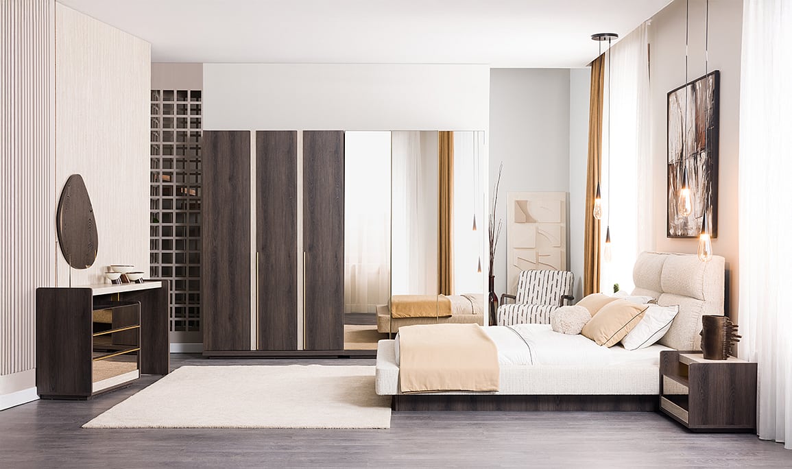 Medusa Home Mobilya - Vela 6 Kapaklı Yatak Odası