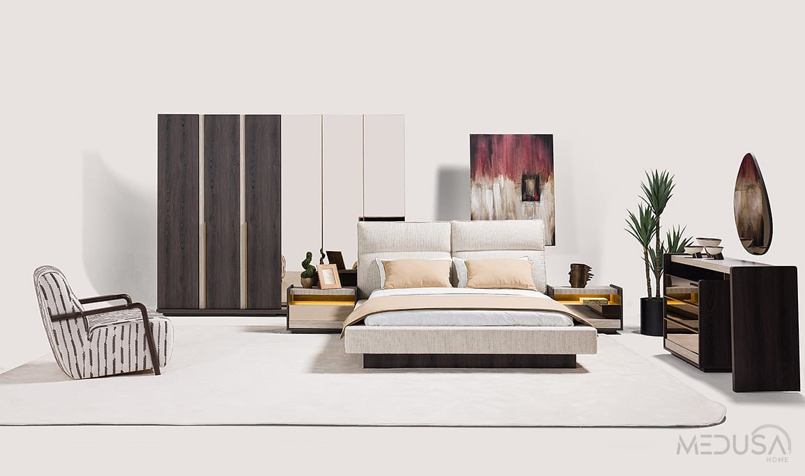 Medusa Home Mobilya - Vela 6 Kapaklı Yatak Odası