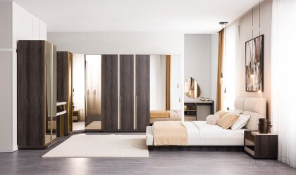 Medusa Home Mobilya - Vela Köşe Yatak Odası