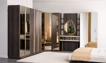 Medusa Home Mobilya - Vela Köşe Yatak Odası