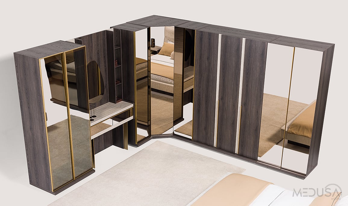 Medusa Home Mobilya - Vela Köşe Yatak Odası