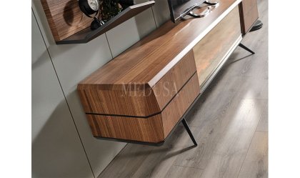 Medusa Home Mobilya - Velar Ceviz Şömineli Tv Ünitesi