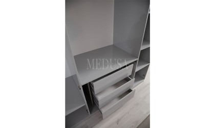 Medusa Home Mobilya - Velario Gri Gardırop