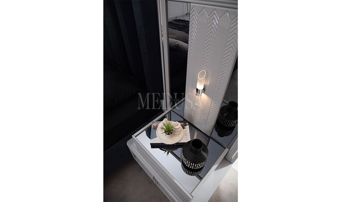 Medusa Home Mobilya - Velario Gri Komodin