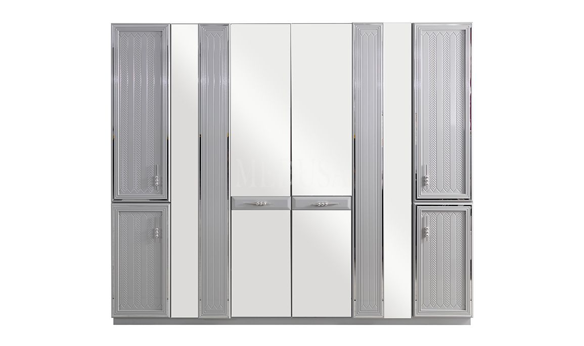 Medusa Home Mobilya - Velario Gri Yatak Odası