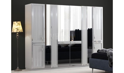 Medusa Home Mobilya - Velario Gri Yatak Odası