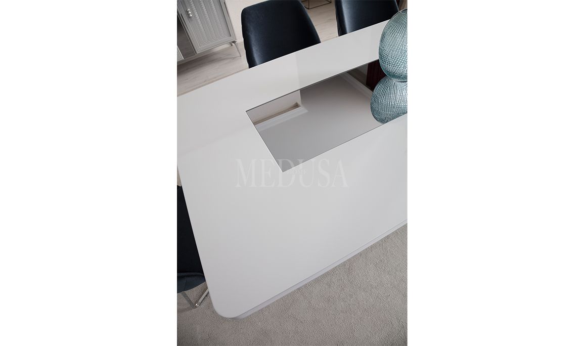 Medusa Home Mobilya - Velario Gri Yemek Masası
