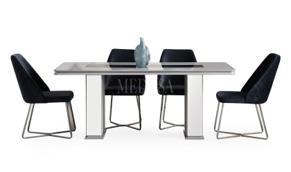 Medusa Home Mobilya - Velario Gri Yemek Odası